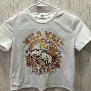 SHEIN Girls Wild West desert dreaming shirt .